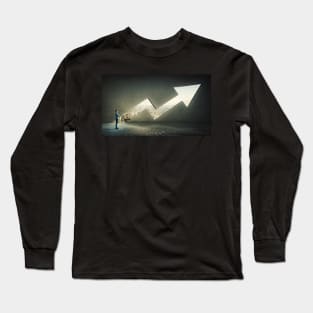 graph arrow Long Sleeve T-Shirt